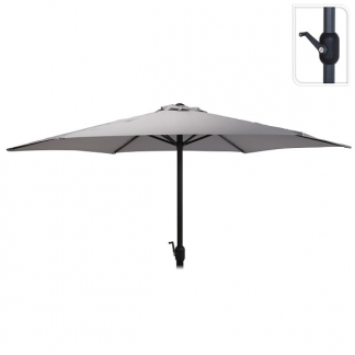 Gardalux Parasol | Gardalux | Ø 270 cm (Licht grijs, Rond) FD4300720 K170104758 - 1