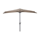 Gardalux Parasol | Gardalux | Ø 270 cm (Taupe, Half) FE9000020 K170105962 - 1