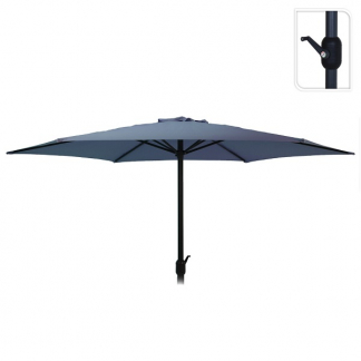 Gardalux Parasol | Gardalux | Ø 270 x 245 cm (Verstelbaar, Blauw, Rond) FD4300740 K170104762 - 1