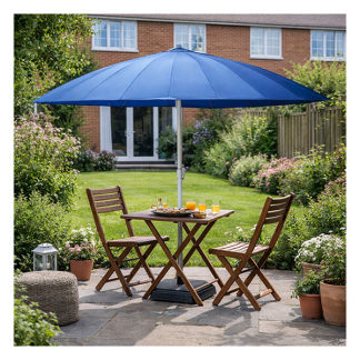 Gardalux Parasol | Gardalux | Ø 280 x 252 cm (Blauw, Kantelbaar) X15000040 K170105979 - 2
