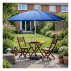 Gardalux Parasol | Gardalux | Ø 280 x 252 cm (Blauw, Kantelbaar) X15000040 K170105979 - 2