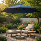 Gardalux Parasol | Gardalux | Ø 300 x 248 cm (Blauw, Rond, UPF 30+) FD4200640 K170105956 - 3