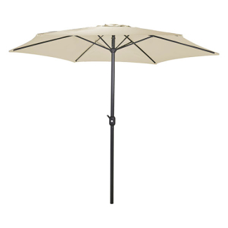 Gardalux Parasol | Gardalux | Ø 300 x 248 cm (Crème, Rond, UPF 30+) FD4200600 K170105952 - 2