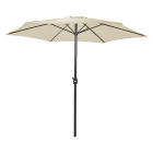 Gardalux Parasol | Gardalux | Ø 300 x 248 cm (Crème, Rond, UPF 30+) FD4200600 K170105952 - 2