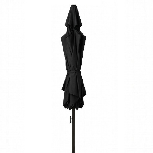 Gardalux Parasol | Gardalux | Ø 300 x 248 cm (Donkergrijs, Rond, UPF 30+) FD4200630 K170105955 - 2