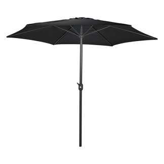 Gardalux Parasol | Gardalux | Ø 300 x 248 cm (Donkergrijs, Rond, UPF 30+) FD4200630 K170105955 - 1