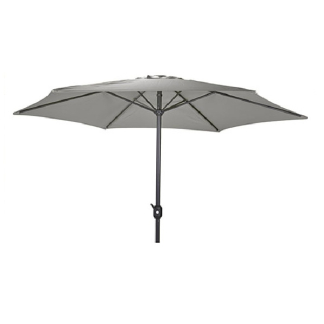 Gardalux Parasol | Gardalux | Ø 300 x 248 cm (Lichtgrijs, Rond, UPF 30+) FD4200620 K170105954 - 1
