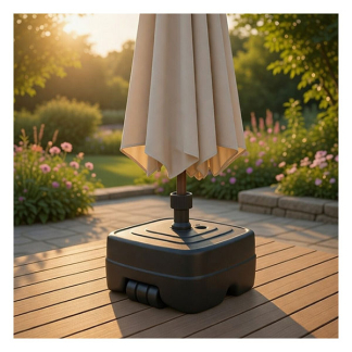 Gardalux Parasolvoet | Gardalux (Verrijdbaar, Vulbaar tot 45 liter, Voor palen van Ø 33 - 50 mm, Antraciet) D14600610 K170104722 - 2