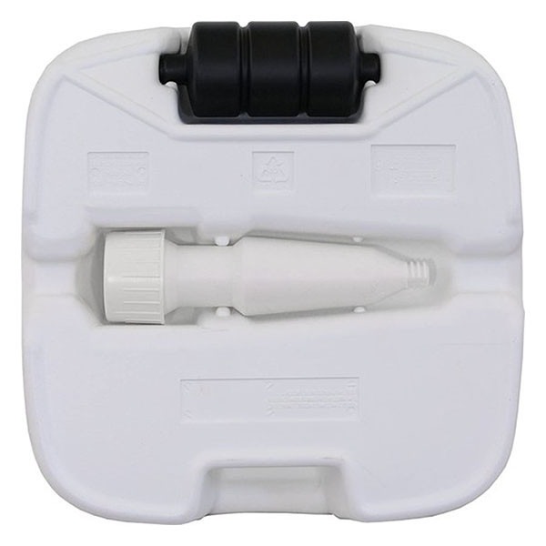 Gardalux Parasolvoet | Gardalux (Verrijdbaar, Vulbaar tot 45 liter, Voor palen van Ø 33 -  50 mm, Wit) D14600600 K170104721 - 5