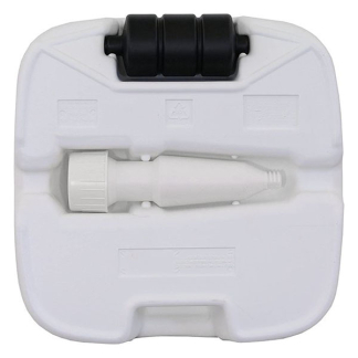 Gardalux Parasolvoet | Gardalux (Verrijdbaar, Vulbaar tot 45 liter, Voor palen van Ø 33 -  50 mm, Wit) D14600600 K170104721 - 5