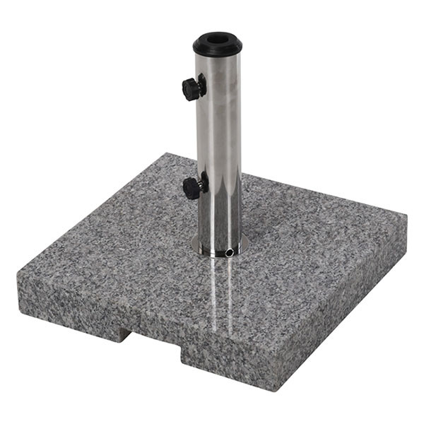 Gardalux Parasolvoet | Gardalux (Voor palen van Ø 25 - 48 mm, Graniet, 20 kg) X79000010 K170105550 - 1