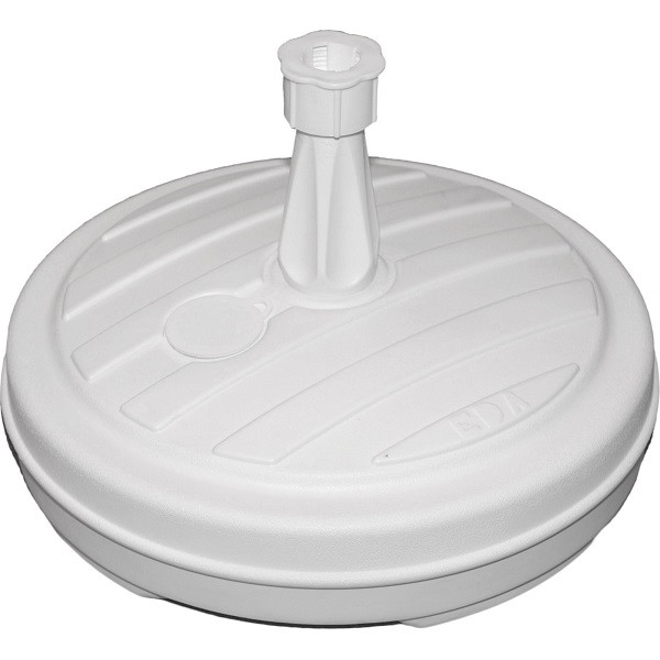 Gardalux Parasolvoet | Gardalux (Vulbaar tot 13 liter, Voor palen van Ø 18 - 32 mm, Wit) Y19100101 Y19100160 K170104719 - 1