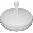 Parasolvoet | Gardalux (Vulbaar tot 13 liter, Voor palen van Ø 18 - 32 mm, Wit)