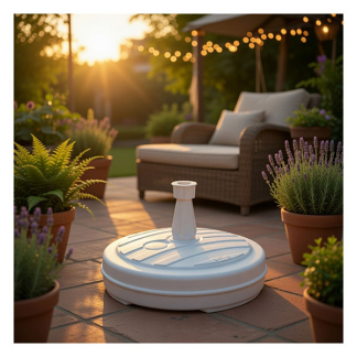 Gardalux Parasolvoet | Gardalux (Vulbaar tot 13 liter, Voor palen van Ø 18 - 32 mm, Wit) Y19100101 Y19100160 K170104719 - 2