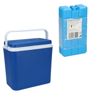 Passieve koelbox + 6 koelelementen | Combideal | 24 liter