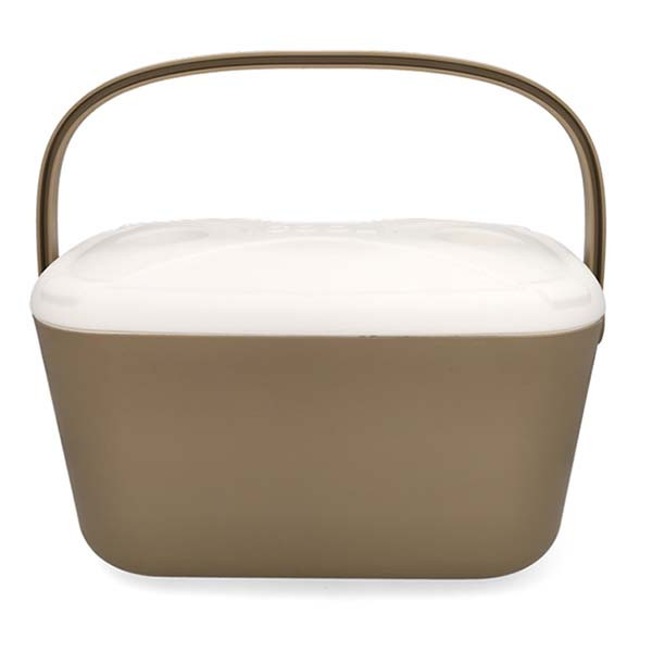 Gardalux Passieve koelbox | Gardalux | 20 liter (Draagbeugel, Afsluitbaar, Beige) Y22000130 K170105297 - 2