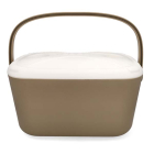 Gardalux Passieve koelbox | Gardalux | 20 liter (Draagbeugel, Afsluitbaar, Beige) Y22000130 K170105297 - 2