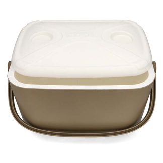 Gardalux Passieve koelbox | Gardalux | 20 liter (Draagbeugel, Afsluitbaar, Beige) Y22000130 K170105297 - 3