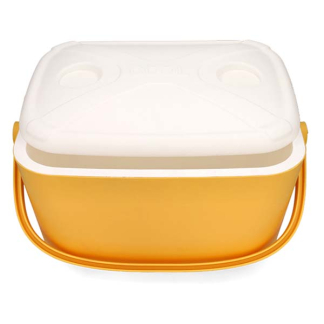 Gardalux Passieve koelbox | Gardalux | 20 liter (Draagbeugel, Afsluitbaar, Geel) Y22000120 K170105298 - 3