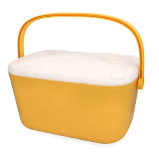Gardalux Passieve koelbox | Gardalux | 20 liter (Draagbeugel, Afsluitbaar, Geel) Y22000120 K170105298 - 1