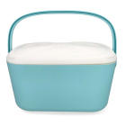 Gardalux Passieve koelbox | Gardalux | 20 liter (Draagbeugel, Afsluitbaar, Turkoois) Y22000100 K170105300 - 2