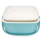 Gardalux Passieve koelbox | Gardalux | 20 liter (Draagbeugel, Afsluitbaar, Turkoois) Y22000100 K170105300 - 3