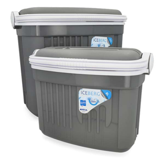 Gardalux Passieve koelbox | Gardalux | 2 stuks | 8 en 32 liter (Iceberg, Grijs) Y19290260 K170105302 - 3