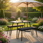 Gardalux Picknickset | Gardalux | 3-delig (Staal, Grijs) X81100200 K170105924 - 2