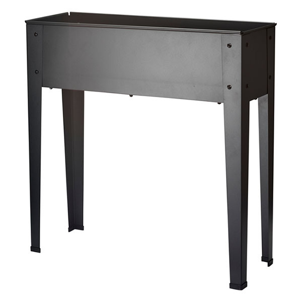Gardalux Plantenbak | Gardalux | 75 x 26.5 x 75 cm (Op poten, Staal, Antraciet) X73000020 K170105845 - 1