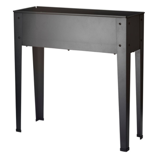 Gardalux Plantenbak | Gardalux | 75 x 26.5 x 75 cm (Op poten, Staal, Antraciet) X73000020 K170105845