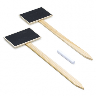 Gardalux Plantenlabel | 2 stuks (34 cm, Hout) CY8210040 K170116327 - 1