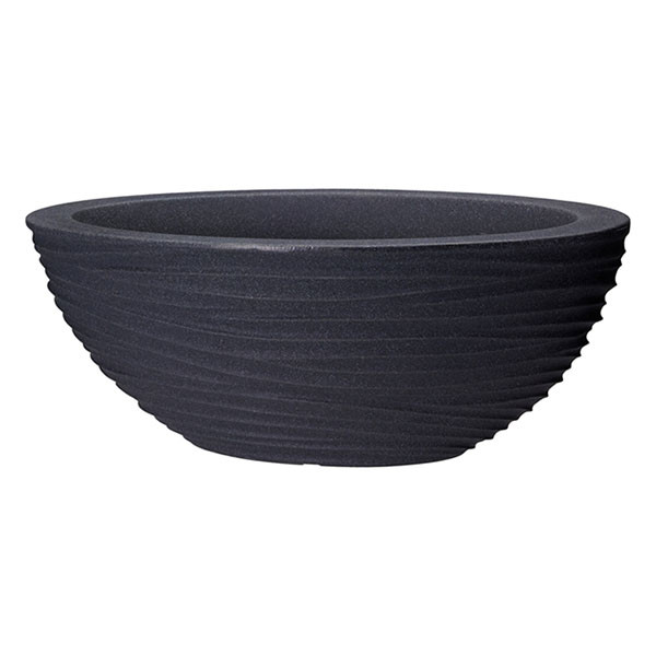 Gardalux Plantenschaal | Gardalux | 51 x 23 x 20 cm (Polyethyleen, Binnen/Buiten, Antraciet) Y54201760 K170105853 - 1