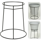 Gardalux Plantenstandaard | Gardalux | Ø 37 x 41 centimeter (Metaal, Binnen/Buiten, Zwart) X99001260 K170105354 - 5