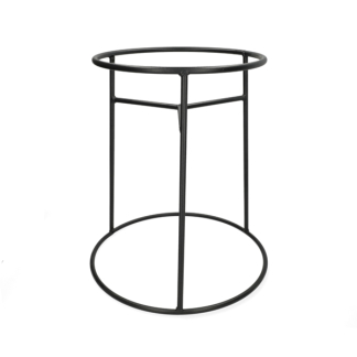 Gardalux Plantenstandaard | Gardalux | Ø 37 x 41 centimeter (Metaal, Binnen/Buiten, Zwart) X99001260 K170105354