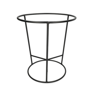 Gardalux Plantenstandaard | Gardalux | Ø 37 x 41 centimeter (Metaal, Binnen/Buiten, Zwart) X99001260 K170105354 - 2