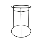Plantenstandaard | Gardalux | Ø 45 x 53 centimeter (Metaal, Binnen/Buiten, Zwart)