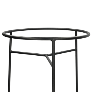 Gardalux Plantenstandaard | Gardalux | Ø 45 x 53 centimeter (Metaal, Binnen/Buiten, Zwart) X99001270 K170105353 - 3