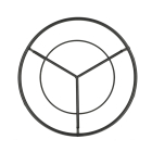 Gardalux Plantenstandaard | Gardalux | Ø 45 x 53 centimeter (Metaal, Binnen/Buiten, Zwart) X99001270 K170105353 - 4