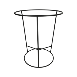 Gardalux Plantenstandaard | Gardalux | Ø 45 x 53 centimeter (Metaal, Binnen/Buiten, Zwart) X99001270 K170105353 - 2