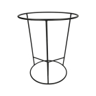 Gardalux Plantenstandaard | Gardalux | Ø 45 x 53 centimeter (Metaal, Binnen/Buiten, Zwart) X99001270 K170105353 - 2
