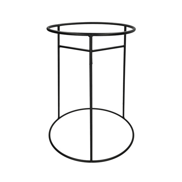 Gardalux Plantenstandaard | Gardalux | Ø 45 x 53 cm (Metaal, Binnen/Buiten, Zwart) X99001270 K170105353 - 1