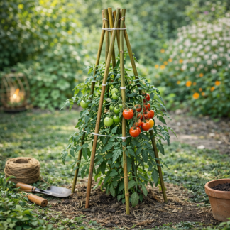 Gardalux Plantenstok | Gardalux | 60 cm | 10 stuks (Ø 6/9 mm, Bamboe) 836610140 K170105857 - 4