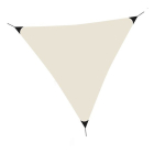 Gardalux Schaduwdoek driehoek | Gardalux | 3.6 x 3.6 x 3.6 meter (UPF 50+, Waterafstotend, Crème) C46400600 K170103448 - 1