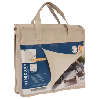 Gardalux Schaduwdoek driehoek | Gardalux | 3.6 x 3.6 x 3.6 meter (Waterafstotend, Crème) C46400600 K170103448