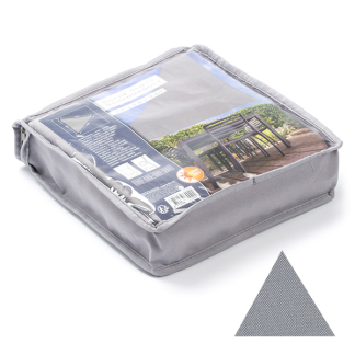 Gardalux Schaduwdoek driehoek | Gardalux | 3.6 x 3.6 x 3.6 meter (Waterafstotend, Grijs) C46400400 K170104659