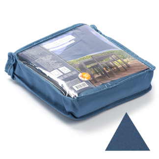 Gardalux Schaduwdoek driehoek | Gardalux | 3.6 x 3.6 x 3.6 meter (Waterafstotend, Staalblauw) C46400300 K170104653 - 1
