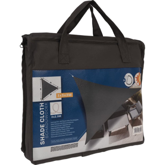 Gardalux Schaduwdoek driehoek | Gardalux | 3 x 3 x 3 meter (UPF 50+, Waterafstotend, Donkergrijs) C46400520 K170103452 - 1