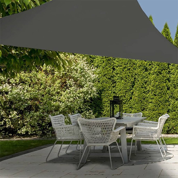 Gardalux Schaduwdoek driehoek | Gardalux | 3 x 3 x 3 meter (UPF 50+, Waterafstotend, Donkergrijs) C46400520 K170103452 - 2