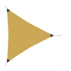 Gardalux Schaduwdoek driehoek | Gardalux | 3 x 3 x 3 meter (UPF 50+, Waterafstotend, Okergeel) C46400550 K170103453 - 1
