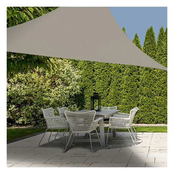 Gardalux Schaduwdoek driehoek | Gardalux | 3 x 3 x 3 meter (UPF 50+, Waterafstotend, Taupe) C46400510 K170103454 - 2
